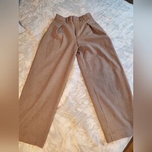 ZARA Girls Plaid Dress pants